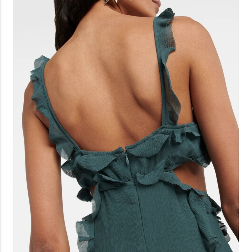 Acne studios Ruffled top in GREEN